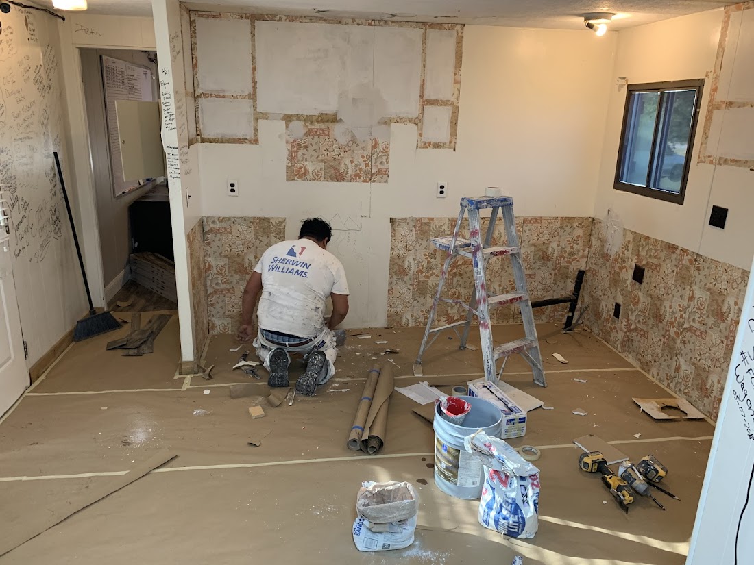 Lee On Demand Construction work in progress on site